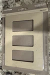 Lutron Claro Gang Wall Plate For Decorator/rocker Switches, Sand (SC-3-SD). Fixed Price $15.00.