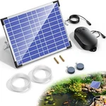 15W Solar Aerator, Aerators For Outdoor Ponds 3 Mode Air Pump. Fixed Price $114.09.