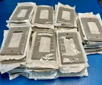 Lot Of 70 Leviton 80401-GY Gray 1-GANG Decora Gfci Wall Plates. Fixed Price $33.00.