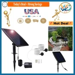 Solar Powered Air Pump Kit 2.5W For Fish Tank Pool Pond Garden. Fixed Price $65.19.
