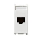 Vimar 14339.6 Socket Rj 45 Netsafe Cat Utp 110 White Flat Series. Fixed Price $9.55.