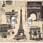 Metal Light Switch Outlet Cover Wall Plate Vintage Paris Eiffel Tower IND105. Fixed Price $18.89.