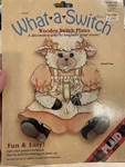 Plaid Enterprises, Lambie Pie #58106, Wooden Single Light Switch Plate 1988 New. Fixed Price $9.99.