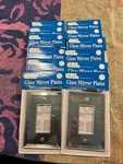 Each Crl GMP12 Oversized Mirror Switch Plate Cover 5.25"L X 3.5"W. Fixed Price $125.00.