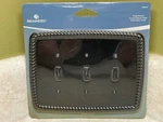 Brainerd Triple Switch Plate Toggle Wall Venetian Bronze New Package. Fixed Price $5.99.