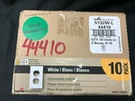 Lot Of 5O Pcs 5132W-L Cooper White Single Duplex Standard Wall Plate Receptacle. Fixed Price $24.99.
