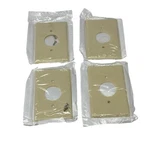 Lot Of Leviton 80504-I 1 Gang Midsize Single Receptacle Plates. Fixed Price $6.89.