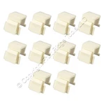 10 Eagle White Modular Plastic Wallplate Blank 1-PORT Filler Adapter Inserts. Fixed Price $39.18.