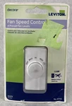 Decora Leviton White 15A Single 600W Speed Fan Control Switch R24-RTF01-10W. Fixed Price $5.62.