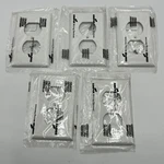 Cooper White Unbreakable Thermoplastic Nylon Duplex Wallplate Cover 5132W. Fixed Price $9.96.