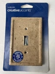 Creative Accents Noce Stone Wallplate Light Switch Cover 1 Single Toggle. Fixed Price $11.99.