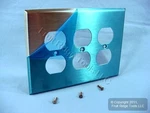 Leviton 3G Oversized Non-mag Stainless Steel Receptacle Wallplate Cover 84130-40. Fixed Price $15.98.