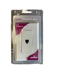 Leviton 5680-A Decora Telephone Jack Wall Plate Almond 6P4C Units. Fixed Price $38.95.