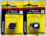 Two Fantec Replacement 3-SPEED Switches Nos Rated 6A-125V Ul-listed. Fixed Price $11.95.