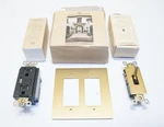 New Residence Supply Brass 2 Gang Toggle Switch Sw-sb & Usb-c Outlet So-usbc-bk. Fixed Price $129.99.
