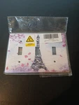 Triple Light Switch Cover Wall Plate Paris Eiffel Tower 6.5X4.5 Inches. Fixed Price $14.33.