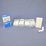 Leviton PSE14-W White 1-GANG Unbreakable Blank Sectional Cover Strap Mount 5PCS. Fixed Price $9.41.