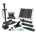 Aeo Solar Water Pump Backup Battery And Fountain Lights For Birdbath. Fixed Price $187.93.