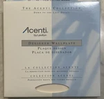 Leviton Acenti Screwless Wallplate Snap-on 2-GANG ACWP2-Q Quartz (cream Color). Fixed Price $8.00.