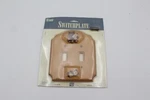Figi Hand Painted Wood Teddy Bear Toys Double Switch Plate Cover, 1998, New. Fixed Price $10.00.