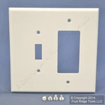 Leviton Oversize White 2-GANG Switch Decora Wallplate Gfci Jumbo Cover 88605. Fixed Price $11.72.