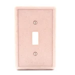 Weybridge SWP102-01 Travertine Beige 1-GANG Cast Stone Toggle Switch Wallplate. Fixed Price $12.99.