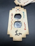 Southwestern Outlet Cover Double Gang Plate Duplex Adobe Kokopelli Sun. Fixed Price $15.00.