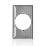 Leviton SL723-000 Stainless Steel 1-GANG Receptacle Wall Plate 4.54 HX2.79 In.. Fixed Price $7.57.