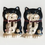 Tuxedo Cat And Mouse Figi Light Switch Cover (2) Including Screws. Fixed Price $19.99.
