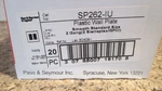 Pass & Seymour, Box Of 20, SP262-IU, Ivory Gang Plastic Wall Plates. Fixed Price $21.99.