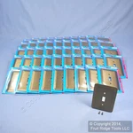 Leviton 89301-MBR Metallic Brown 1-GANG Toggle Oversize Wallplates 50PCS. Fixed Price $180.49.