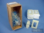 Leviton 80400-I Ivory 1-GANG Decora Plastic Standard Wallplate Covers 25-PACK. Fixed Price $26.59.