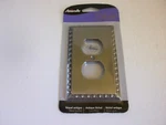 Amerelle Decor Outlet Receptacle Cover Wall Plate - Antique Nickel Cast Metal. Fixed Price $5.00.