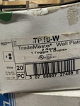 New Pass & Seymour Legrand TP18-W 2-GANG Togglee Receptacle Plate Combo White. Fixed Price $10.00.