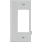 Eaton Cooper Wiring STE26W Wallplate, 4-1/2 L, 2-3/4 W, -gang, Pol. Fixed Price $13.27.