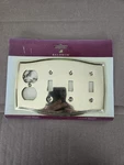 Baldwin Brass Colonial Duplex / Triple Switch Plate Polished 4772-030. Fixed Price $19.99.
