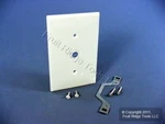 Leviton White .406" Strap-mount Cable Wall Plate Telephone Cover PJ11-W. Fixed Price $9.99.