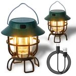 Set Of 2 Led Solar Camping Lantern Dimmable Rechargeable IPX3 Water-r.... Fixed Price $49.29.