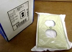 Leviton 80503-I 1-GANG Duplex Device Receptacle Covers Ivory Lot Of 20. Fixed Price $11.24.