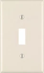 Leviton 78001-000 Light Almond 1-GANG Toggle Wall Plate 4-1/2 X 2-3/4 In.. Fixed Price $6.35.