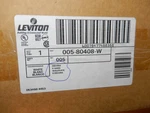 Leviton 8-GANG Decora Electrical Wall Plate (white) 80408-W Nos New Nib. Fixed Price $29.00.