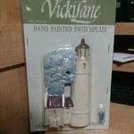 Vickilane Hand Painted Switch Plate Lighthouse Single + Bonus. Fixed Price $5.50.