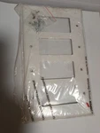 Cooper PJ264W White 4-GANG Decorator Gfci Unbreakable Mid-size Wallplate Cover. Fixed Price $7.50.