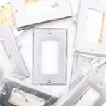 Cooper 93401 Non-magnetic Stainless Steel Gfci Decorator Wallplate Covers 10PCS. Fixed Price $21.84.