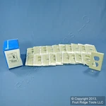 Leviton 82003 Almond 1-GANG Duplex Outlet Plastic Standard Wallplate Cover 20PCS. Fixed Price $22.79.