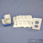 Leviton 80703-IGW White 1-GANG Duplex Unbreakable Nylon Wallplate Cover 10PCS. Fixed Price $16.14.