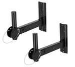 RPW30 Adjustable Pa Wall Mount Brackets With Electro-voice ZLX-12P Speakers. Fixed Price $59.95.