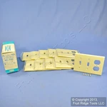 Leviton 86021 Ivory 3-GANG Toggle Duplex Plastic Standard Wallplate Cover 10PCS. Fixed Price $22.79.