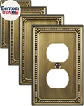 Metal Wall Plates, Switch And Outlet Covers, Decorative Pearl Design (1. Fixed Price $28.57.