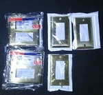 Lot Of 5 New Different Wallplates Outlet Covers Switches, Leviton. Fixed Price $18.99.